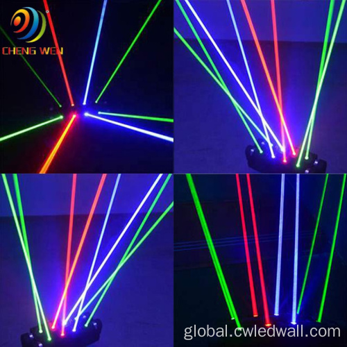 Mini Laser Stage Lighting 3*3pcs Spider Light Laser Disco LED Stage Effects Factory